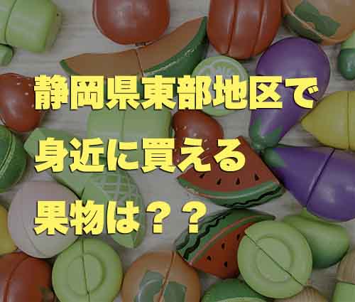 静岡 東部 身近に買える 果物 東部自動車学 教習所 免許 静岡沼津ドローンスクール